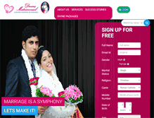 Tablet Screenshot of mail.divinematrimonial.net